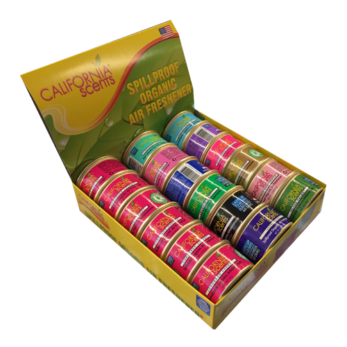 California Scents Spillproof Organic Air Fresheners Wholesale