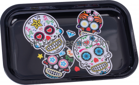 Decorative SKULL Rolling Tray Large