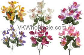 Spring Orchid Bush Artificial FLOWER 15073