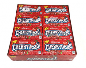 Lemonhead Chewy CANDY, Cherryhead 24PK