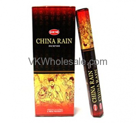 CHINA Rain Hem Incense - 20 STICK PACKS (6 pks /Box)