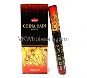 China Rain Hem INCENSE - 20 STICK PACKS (6 pks /Box)