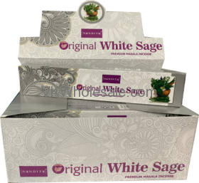 Original White Sage Nandita INCENSE 12 PK