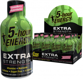 5 Hour Energy Extra Strength Strawberry Watermelon 12 Bottles