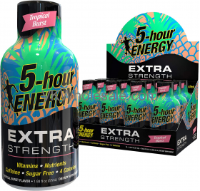 5 Hour Energy Extra Strength Tropical Burst Wholesale Case 18 Boxes
