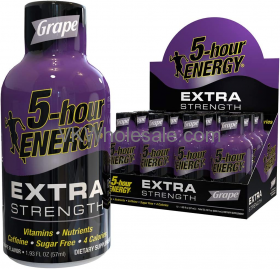 5 Hour Energy Extra Strength Grape Wholesale Case 18 Boxes