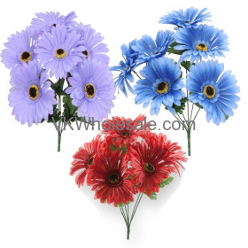 Gerber Daisy Bush Artificial FLOWER 10608