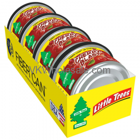 Little Tree Air Fresheners Fiber Can AUTO air freshener, Cherry Blast, 4PK