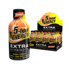 5 Hour Energy Extra Strength Orange 12 Bottles