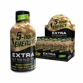 5 Hour Energy Extra Strength Sour Apple 12 Bottles