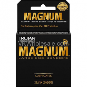 TROJAN MAGNUM Lubricated Condoms - 6 pk, 3 CT each