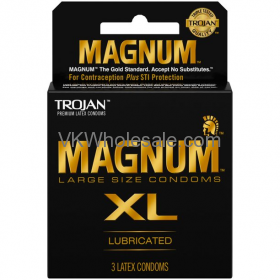 TROJAN MAGNUM XL Lubricated Condoms - 6 pk, 3 CT each