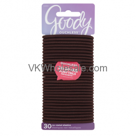 Goody Ouchless 4mm Elastic Chocolate 30PC
