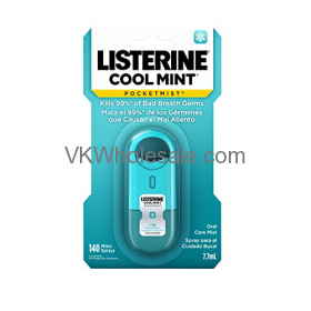 Listerine COOL Mint Pocketmist Oral Care Mist for Fresh Breath 7.7 ml