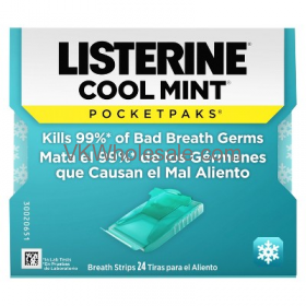 Listerine COOL Mint Pocketpaks Strips 24CT