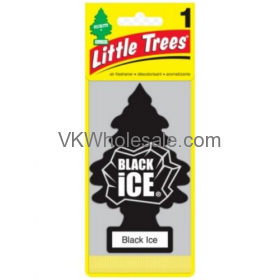 Little Trees Black Ice AIR Fresheners 24 PK