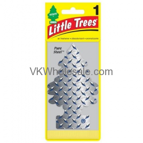 Little Trees Pure Steel AIR Fresheners 24 PK