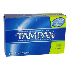 Tampax Tampon Super Absorbency - 10 CT/12PK
