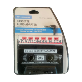 CAR Tape Cassette to 3.5mm Aux AUDIO Adapter