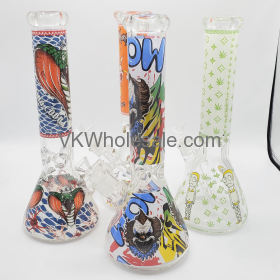 14'' Designer Glass Beaker PIPE