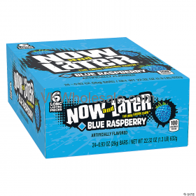 Now & Later CANDY Blue Raspberry 24/6 PCS Bars