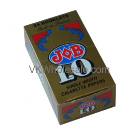 JOB Single-Width 1.0 CIGARETTE Papers - 24 Booklets