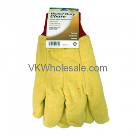 Heavy Duty Chore Work GLOVE Yellow 12 Pack