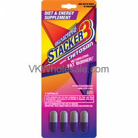 Stacker 3 with Chitosan - 4 Capsules 24 PK
