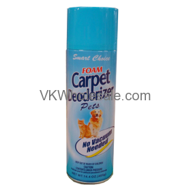 Smart Choice Foam Carpet Deodorizer Pets 14.4 oz 12ct