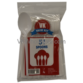 Plastic Spoons 51ct