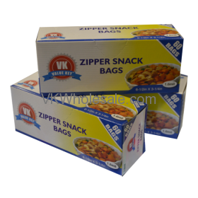 Zipper Seal Snack Bag 60CT