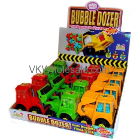 Kidsmania Bubble Dozer Gum Nuggets Filled Truck CANDY 12 PCS