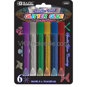 Classic Glitter Glue PEN (6/pack) 15 ml