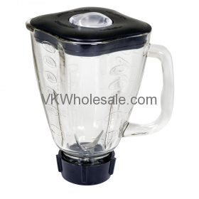 6-Piece Complete Extra-Large Capacity Glass Blender JAR Replacement Kit