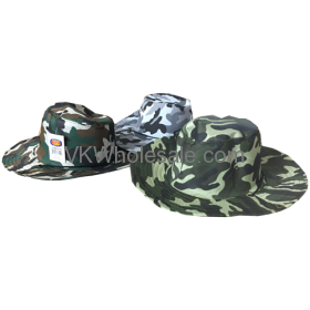 Camouflage COWBOY HATs 12 PC