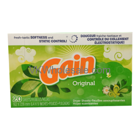 Gain Dryer Fabric Softener SHEETS 15 PC