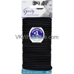 Goody Ouchless No Metal Elastics Black - 30 PC