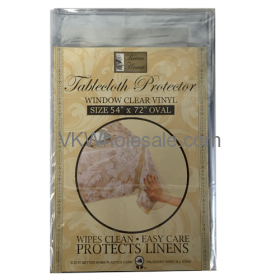 Better HOME Tablecloth Protector 54'' x 72'' Oval