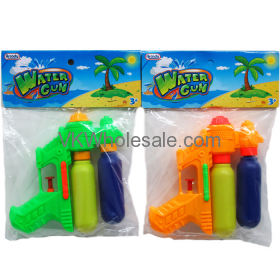 6'' 2-TANK MINI WATER GUN IN POLY BAG W/HEADER ASST. COLORS