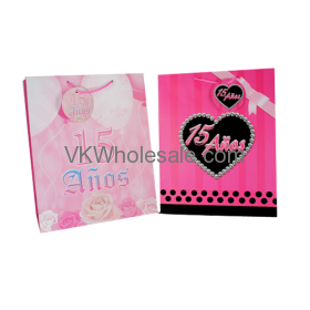 Quince Anos Gift BAGS Large 12 PC