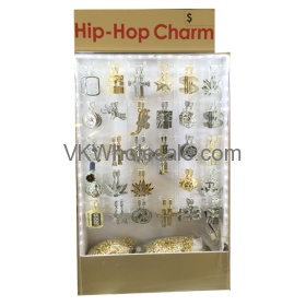 Hip Hop Necklace Set LED Display 60 PC