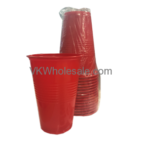 Solid Red Plastic Party Cups 16oz x 16 PC X 48 PK