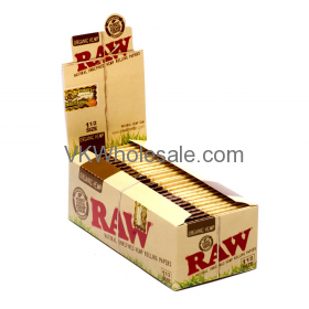 RAW Organic Hemp 1 1/2 Size 25 PK