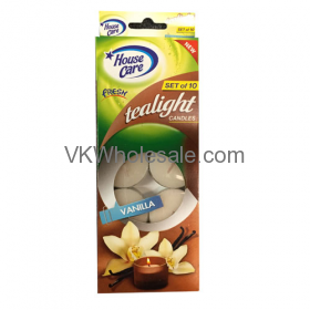Tea Light SCENTED Candles Vailla 10 CT