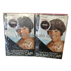 Shower CAP 20'' Large Black 12PK