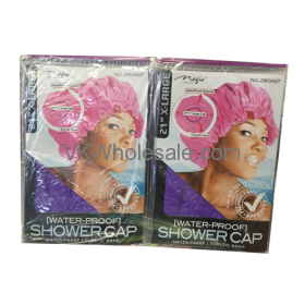 Shower CAP 21'' X-Large Assorted Colors 12PK