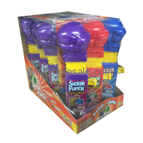 Kidsmania Sucker Punch Lollipop TOY Candy 12 PCS