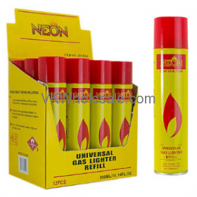 Neon UNIVERSAL Gas Lighter Refill 10.14oz 12 PC