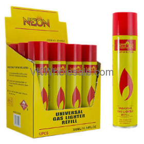 Neon Universal Gas LIGHTER Refill 10.14oz 12 PC