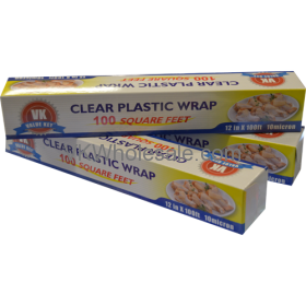Clear Plastic Wrap 100 Sqft